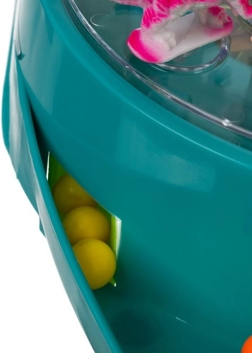 Arena segura con cubierta transparente