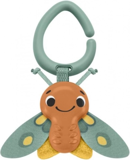 Mariposa con clip y panel crujiente para viajar