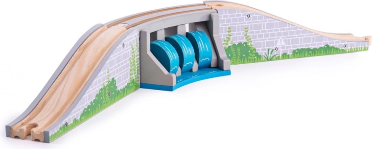 Puente de madera interactivo