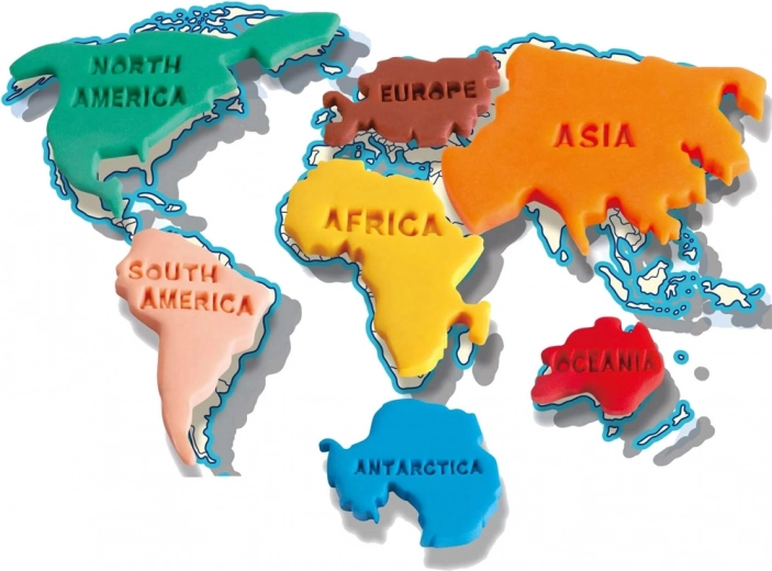 Material didáctico colorido