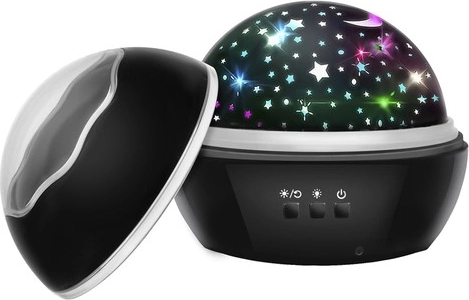 Cúpula giratoria y 4 colores de luz