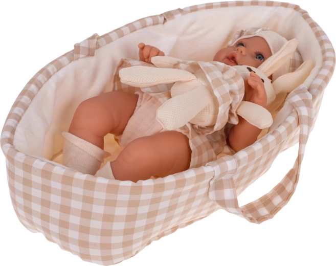 Capazo portátil de tela suave para jugar en cualquier lugar