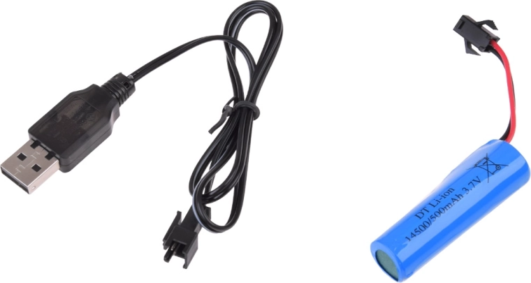 Batería recargable y carga USB