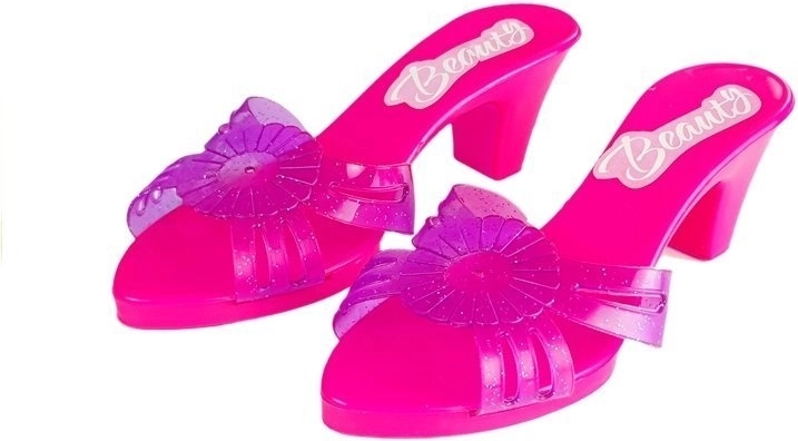 Sandalias rosas para disfraces reales