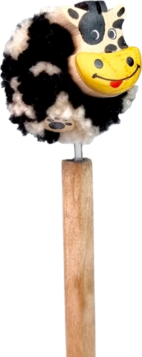 Adorable pompón con vaquita