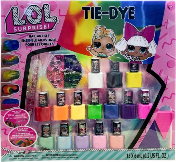 Alegre paleta de colores para nail art infantil