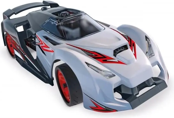 Construcción de un coche de carreras con mecanismos realistas