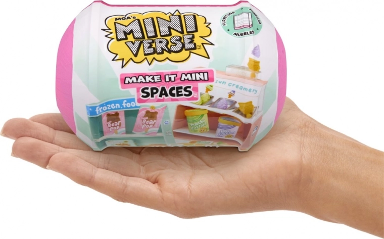 Cápsula coleccionable compacta con sorpresa