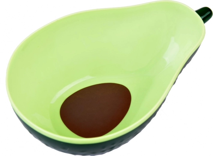 Cuenco colorido con forma de aguacate