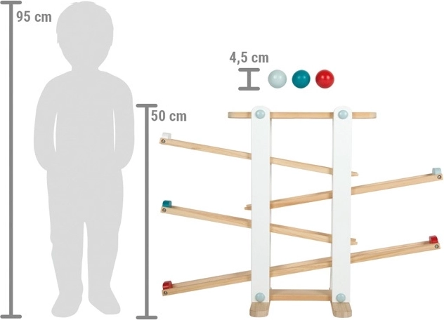 Canicas grandes seguras y madera maciza