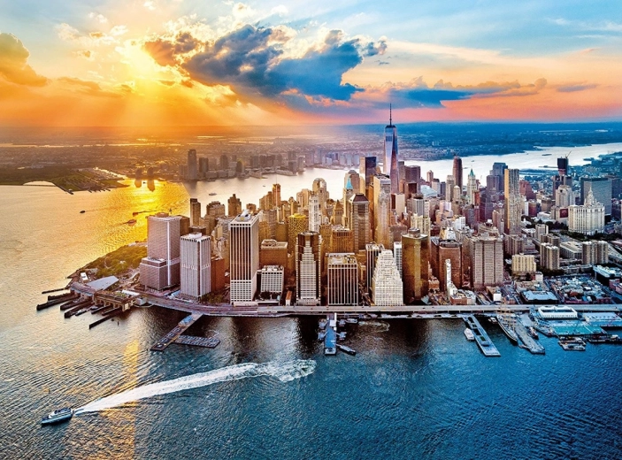 Atardecer sobre Nueva York
