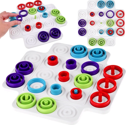 Tablero de plástico de calidad y 36 piezas