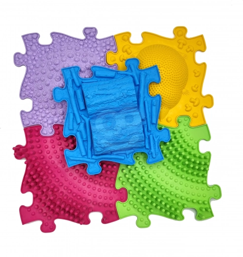 Puzzle colorido y adaptable