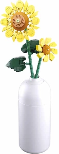 Una decoración que florece a partir de bloques