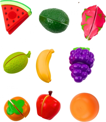 Fruta segura y de colores para “cortar” repetidamente