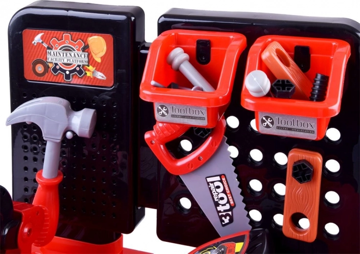 Mesa de trabajo con espacio de almacenamiento