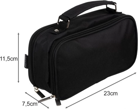 Dos compartimentos con cremalleras bidireccionales