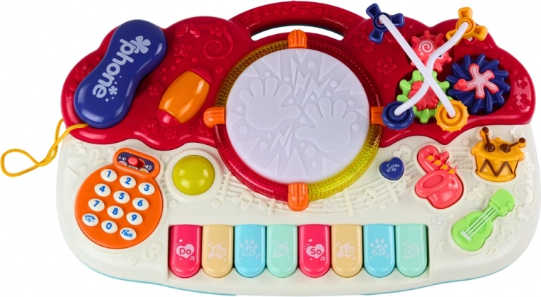 Amplia gama de sonidos y luces