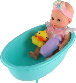 Diversión en el baño con bañerita y patito