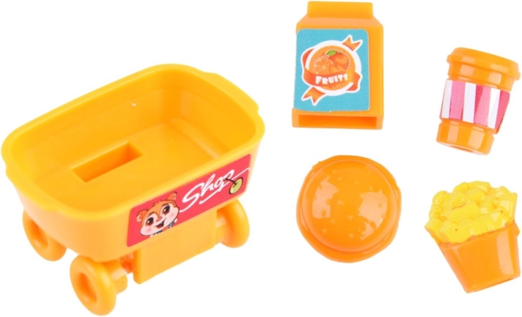 Zona de comida rápida para juego de roles