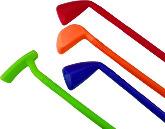 Palos y pelotas de colores