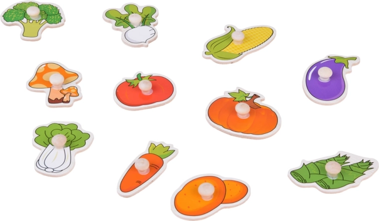 Enseña a reconocer las verduras