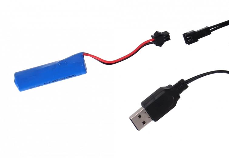 Cómoda carga por USB