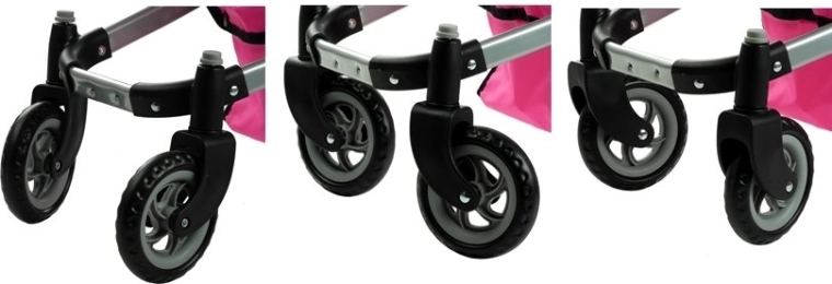 Maniobra suave gracias a las ruedas 360°