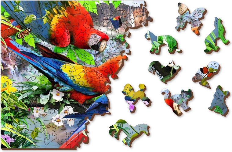 Puzzle de doble cara 2 en 1 para un desafío doble