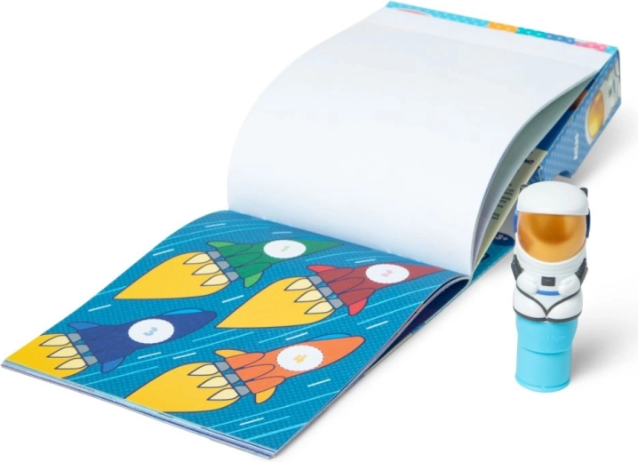 300 pegatinas y libro espacial