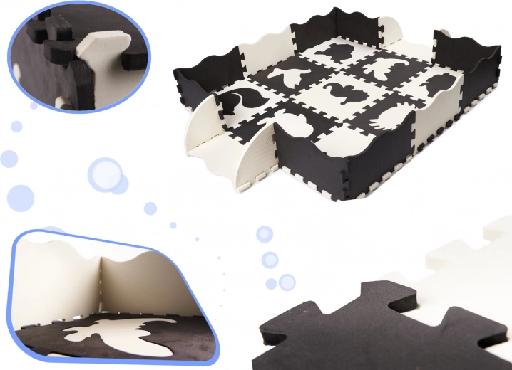 Alfombra de puzle de espuma para niños