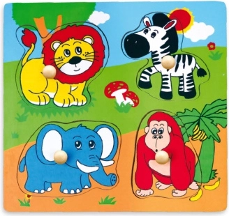 Aprendizaje de animales y formas del safari