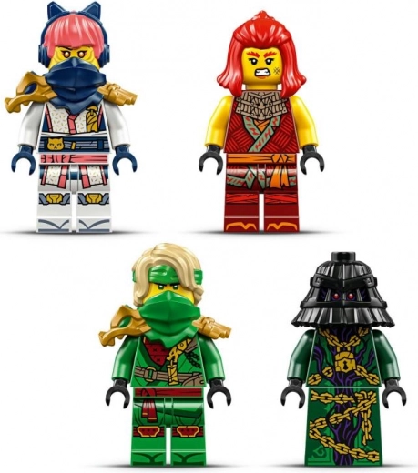 Equipo ninja de héroes y el villano Zarkt