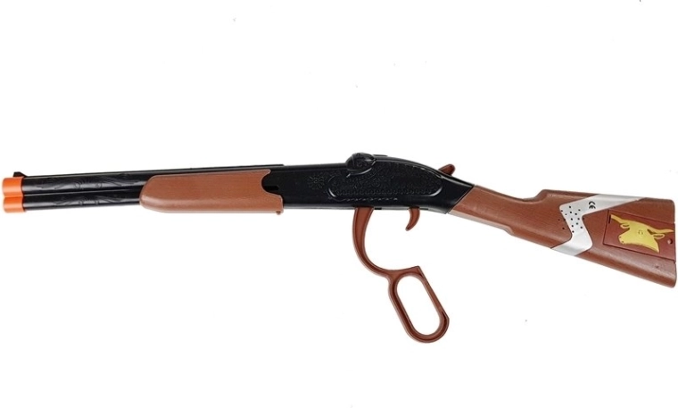Rifle con sonido de disparos
