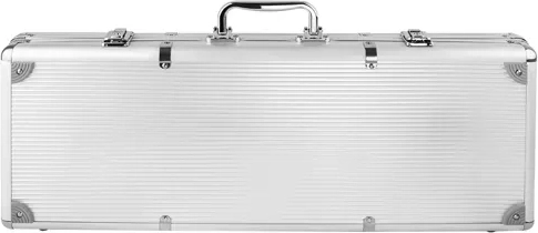 Maletín de aluminio con relleno protector