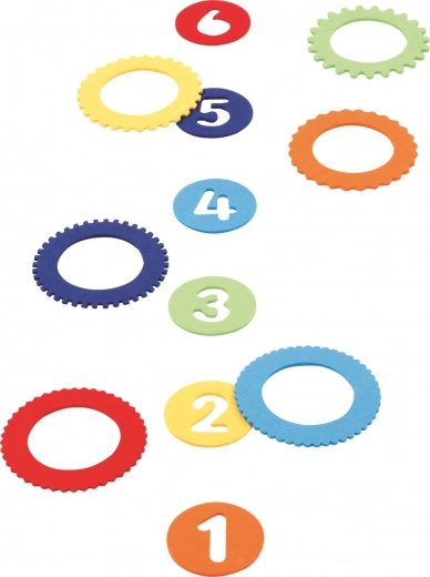 Anillos de espuma de colores