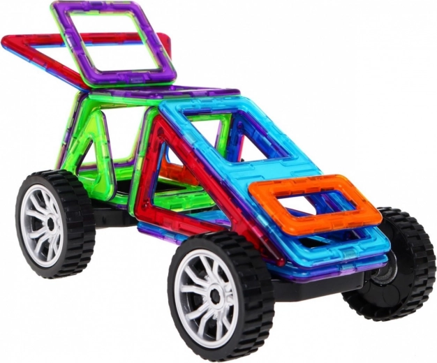 Cochecito magnético con ruedas