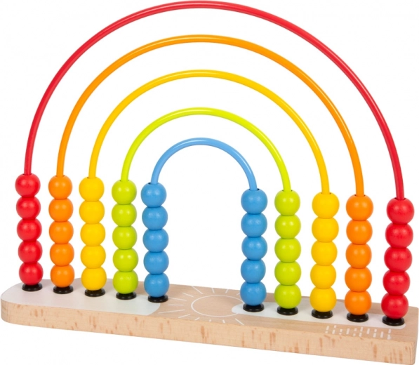 Aprendizaje colorido con arcoíris