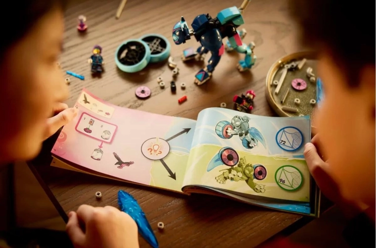 Manual con historia y construcción creativa