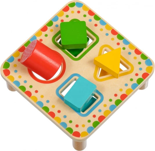 Base de madera estable con patas