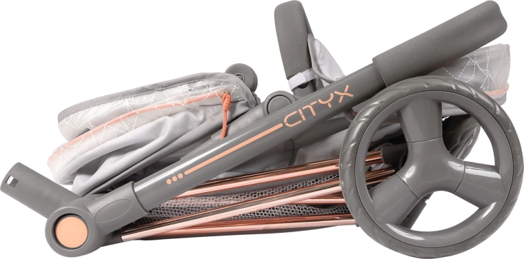 La estructura plegable ahorra espacio