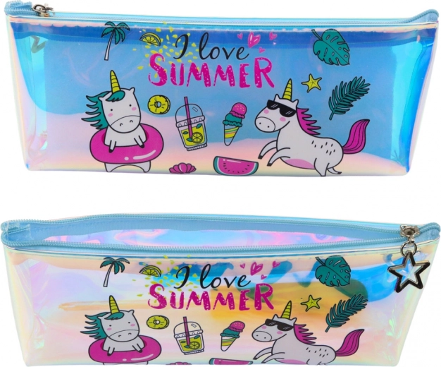 Diseño brillante con unicornio