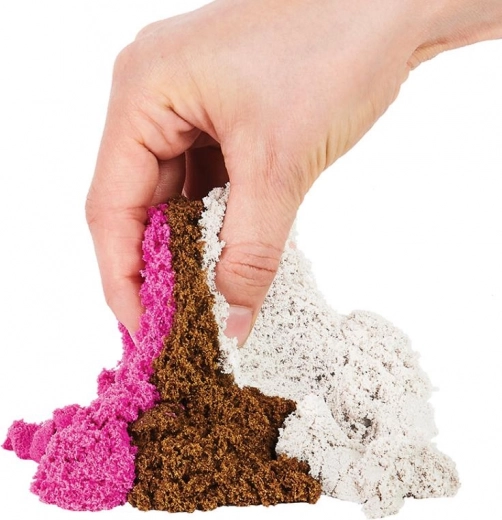 Arena perfumada que mantiene la forma