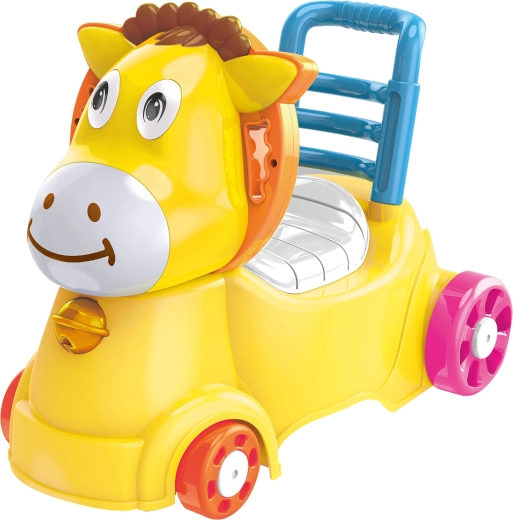 Andador empujable con apoyo firme