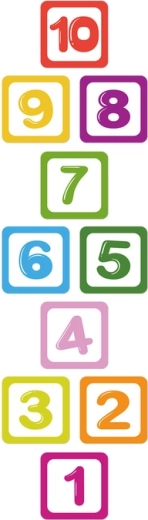 Aprendizaje lúdico de los números 1–10