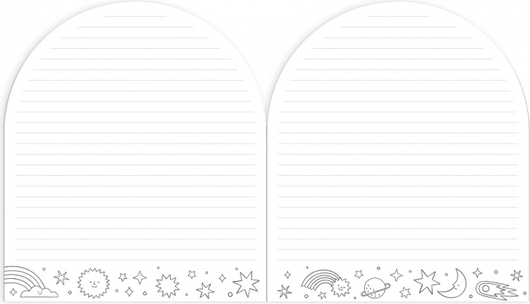 Páginas para escribir y dibujar