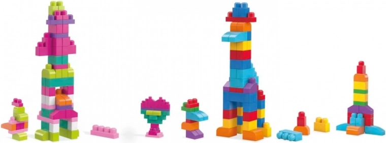 60 bloques de colores para construcciones infinitas