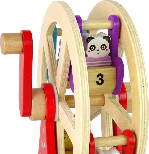 Mecanismo giratorio con manivela cómoda