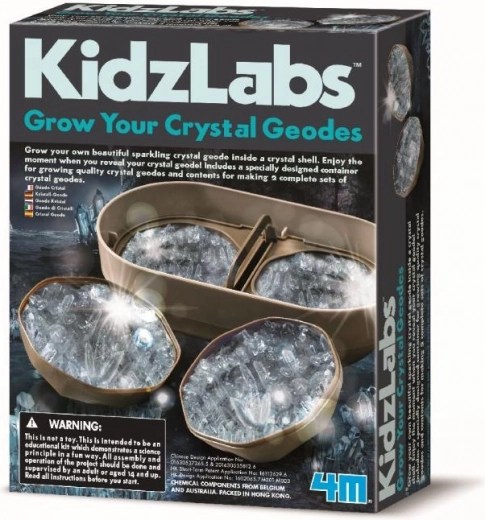 Cultiva tu propia geoda brillante