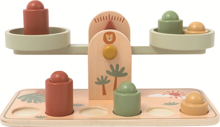 Diseño pastel relajante con motivo de safari